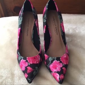 NEW Christian Siriano Floral Heels💕